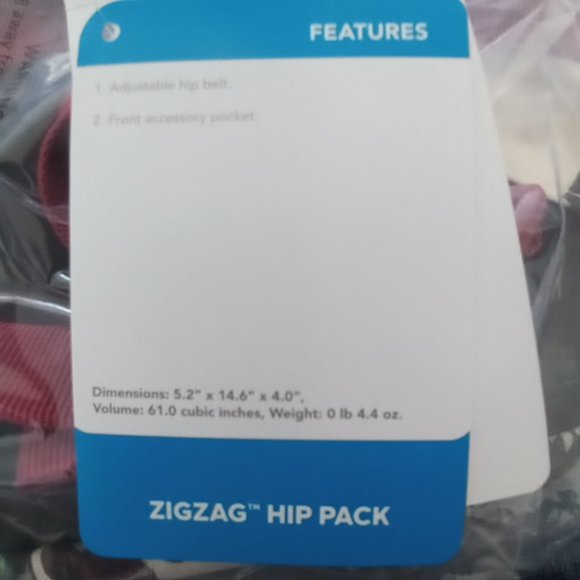 Columbia Zigzag Hip Pack, Floral Fanny Pack NWT - Picture 5 of 7